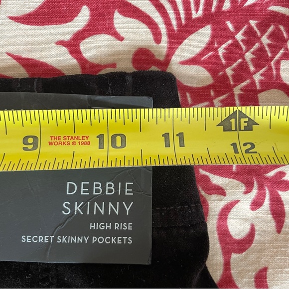 Veronica Beard Velvet Debbie Skinny High Rise Jeans SZ 00 - Picture 11 of 13